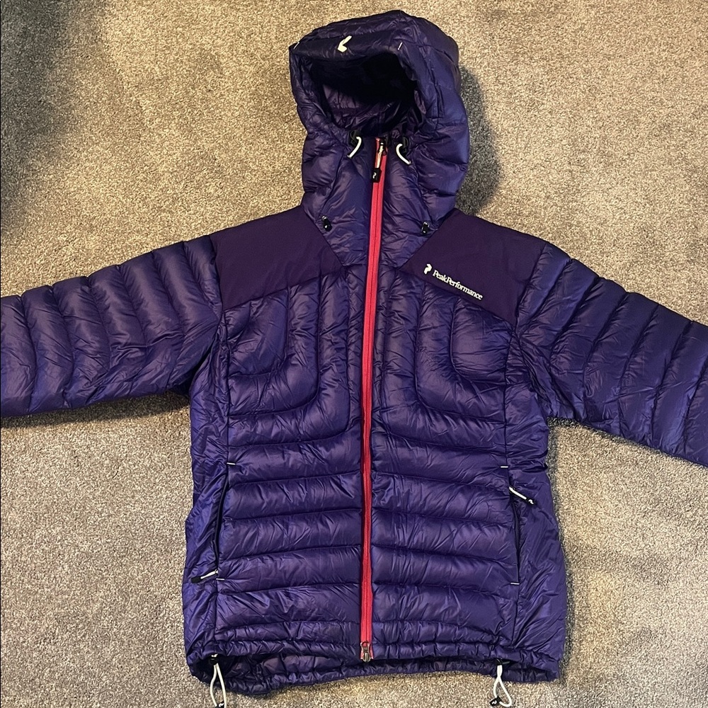 Peak Performance Dark Purple Puffer Jacket